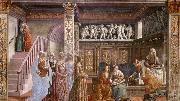GHIRLANDAIO, Domenico Birth of Mary painting